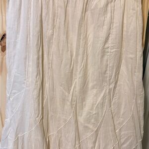 St. John's Bay Elegant White A-Line Skirt